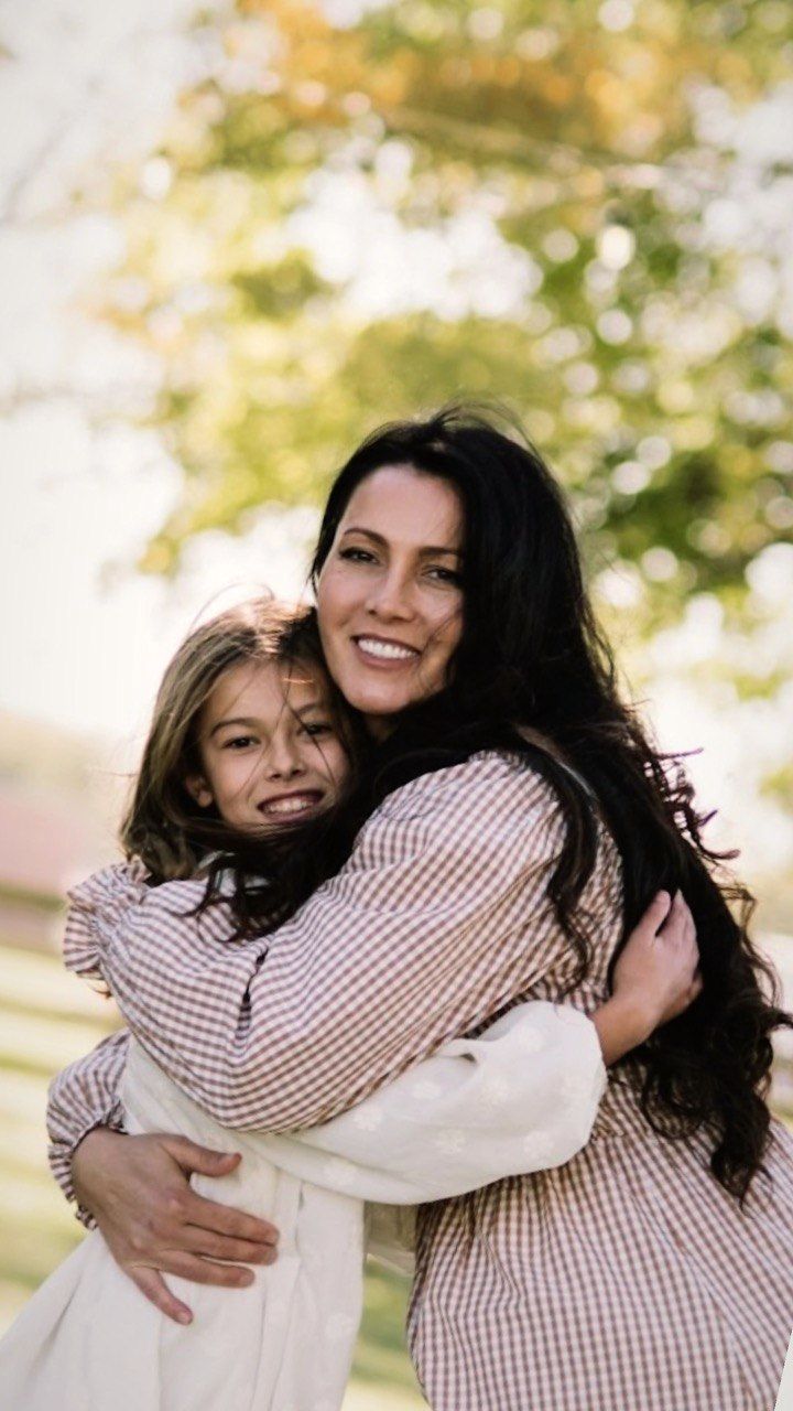 Irina with her daughter